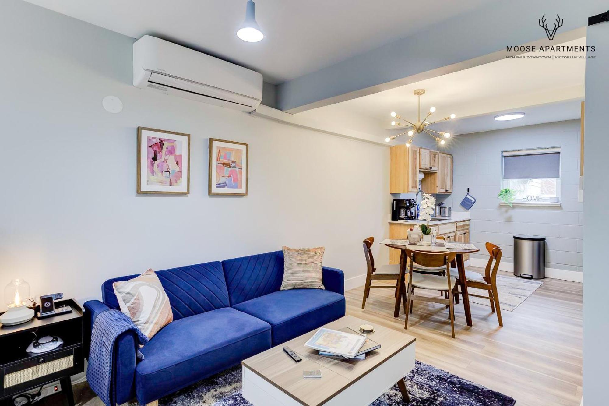 The Moose #9 - Brand New Luxe Modern Loft With Free Parking, King Bed & Fast Wifi Apartment Memphis Luaran gambar