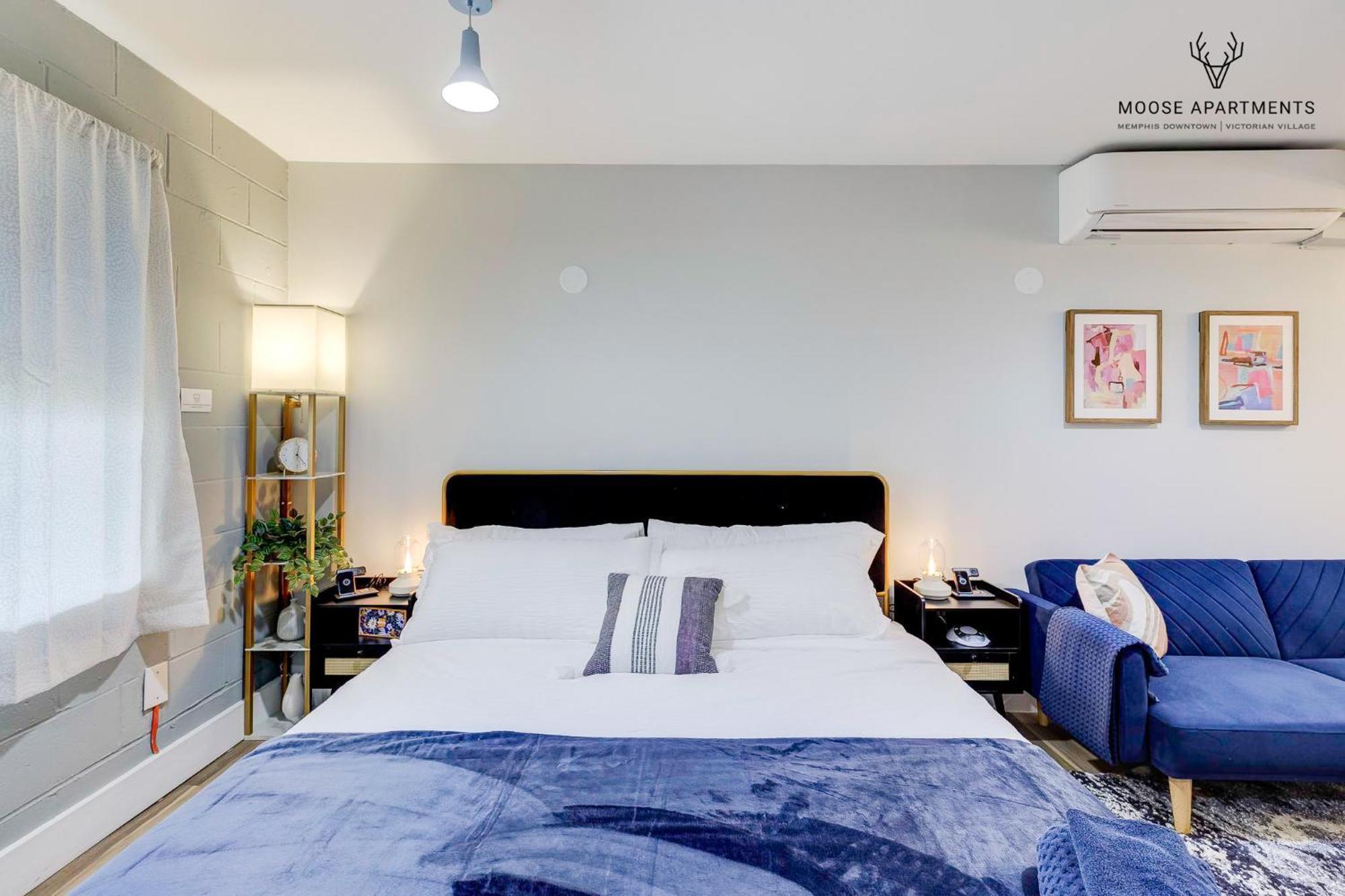The Moose #9 - Brand New Luxe Modern Loft With Free Parking, King Bed & Fast Wifi Apartment Memphis Luaran gambar